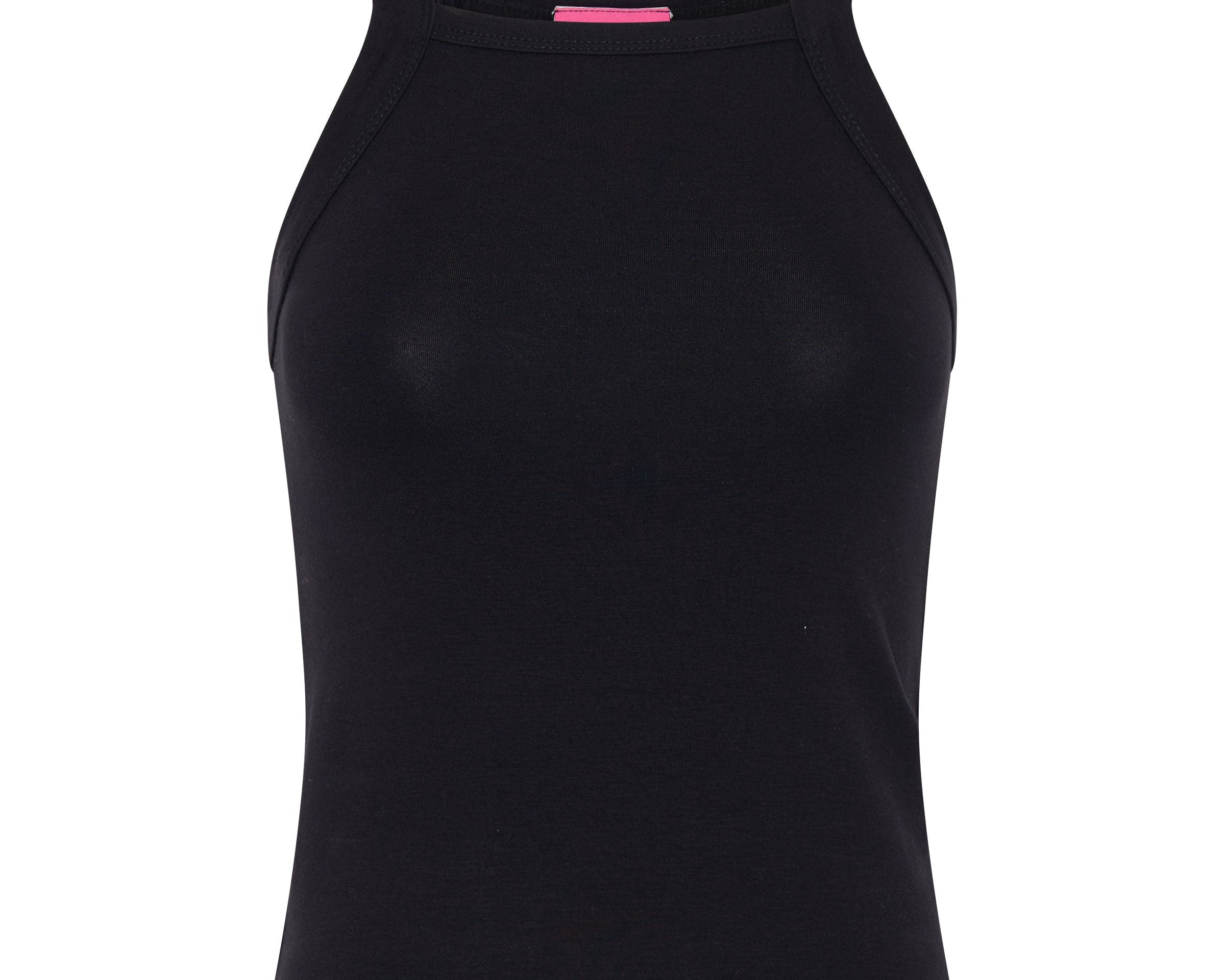 Miami Bamboo Logo Tank Top - Worn Black