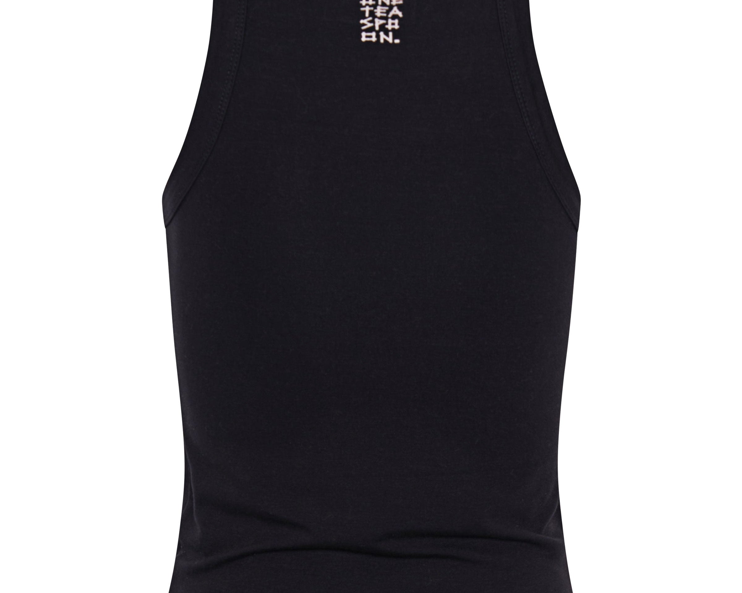 Miami Bamboo Logo Tank Top - Worn Black