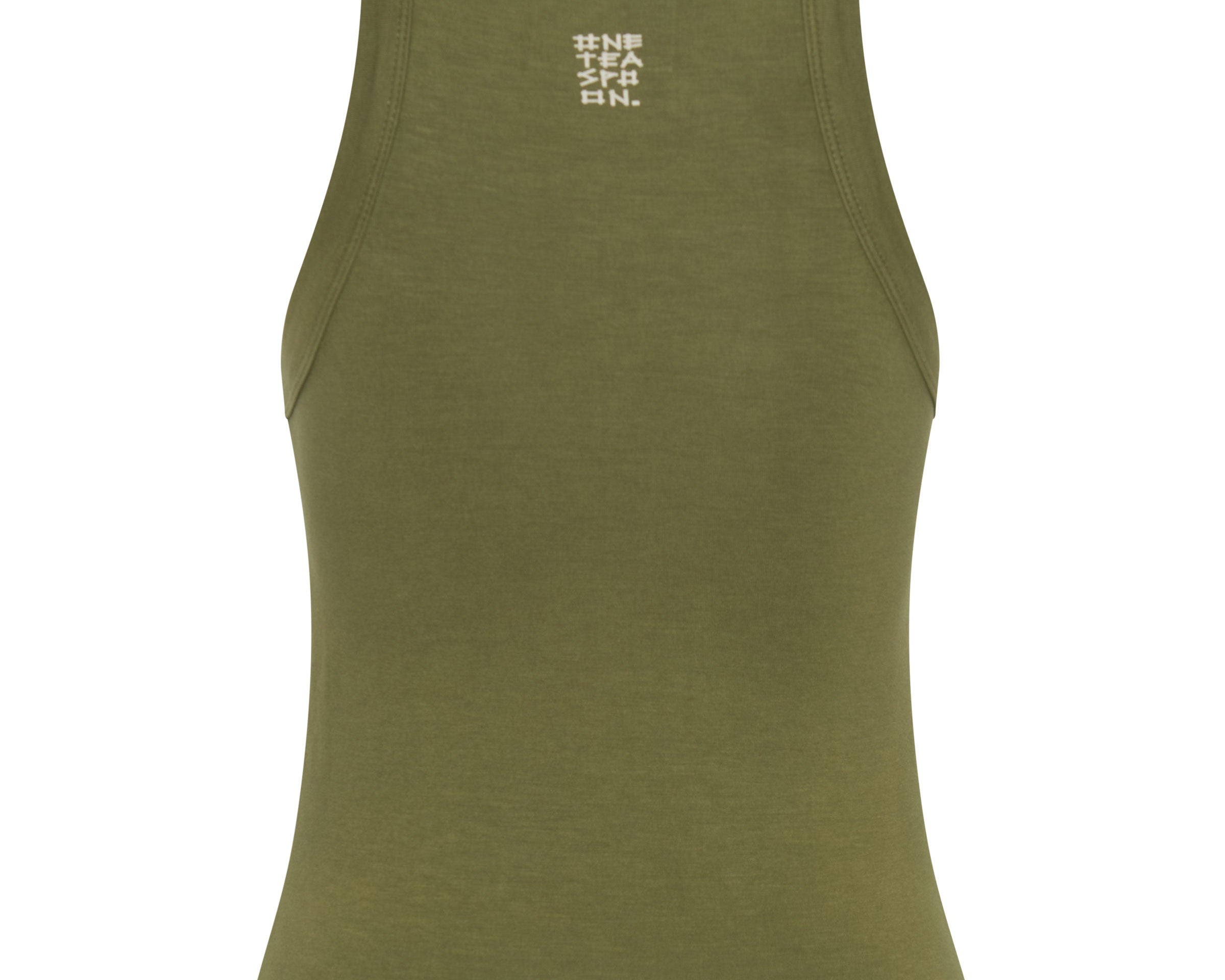 Miami Bamboo Logo Tank Top - Worn Khaki
