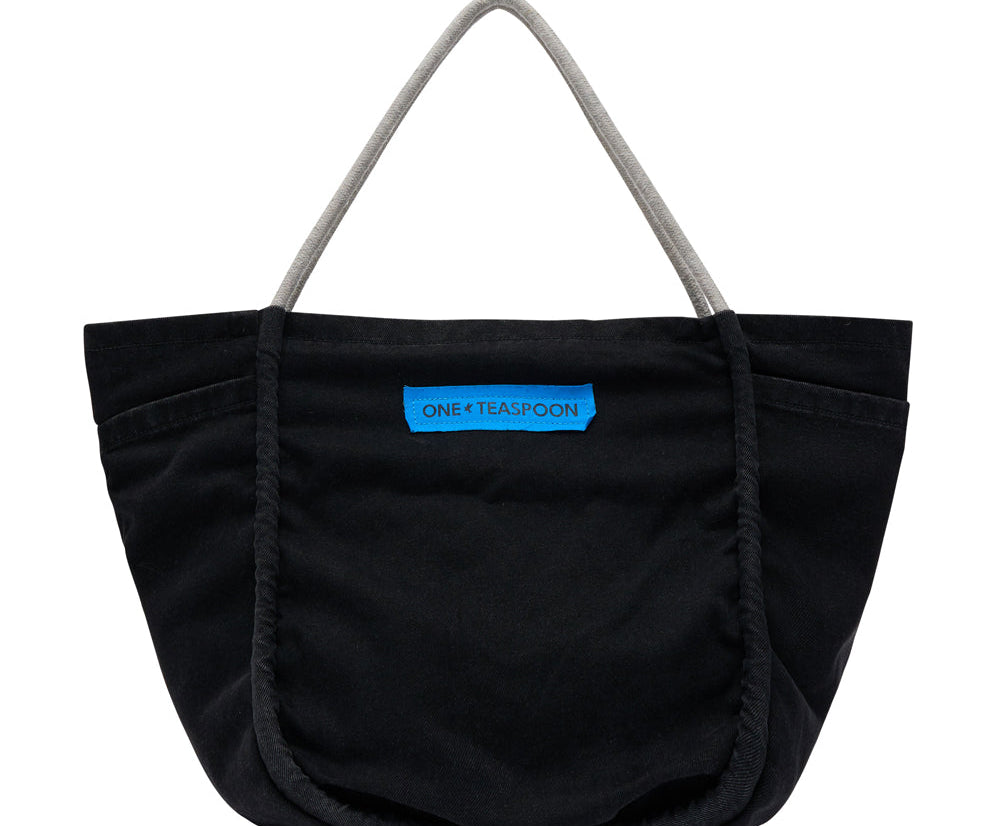 DOUBLE BASS DENIM UTILITY TOTE
