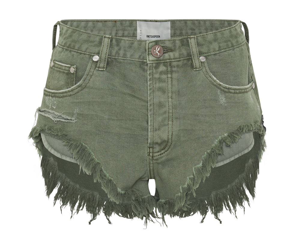 SUPER KHAKI ROLLERS DENIM SHORT