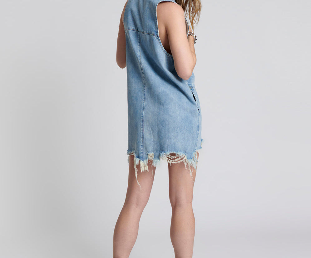 HENDRIXE BRAXTON DENIM DRESS