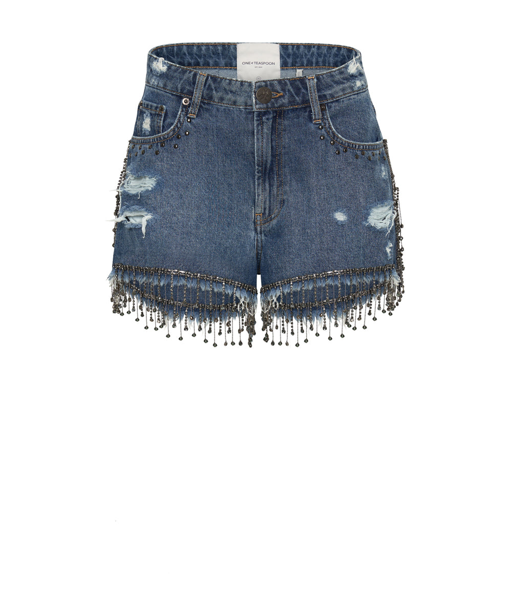 High Waisted Jeans Shorts Abrand A High Relaxed Womens Denim Short