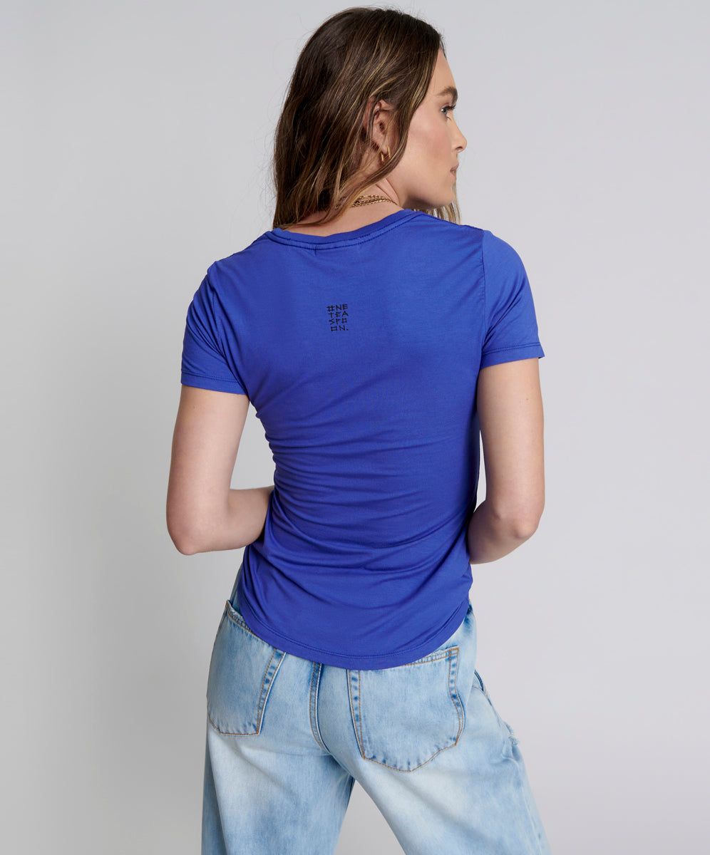 Products VIOLET LOGO FITTED TEE