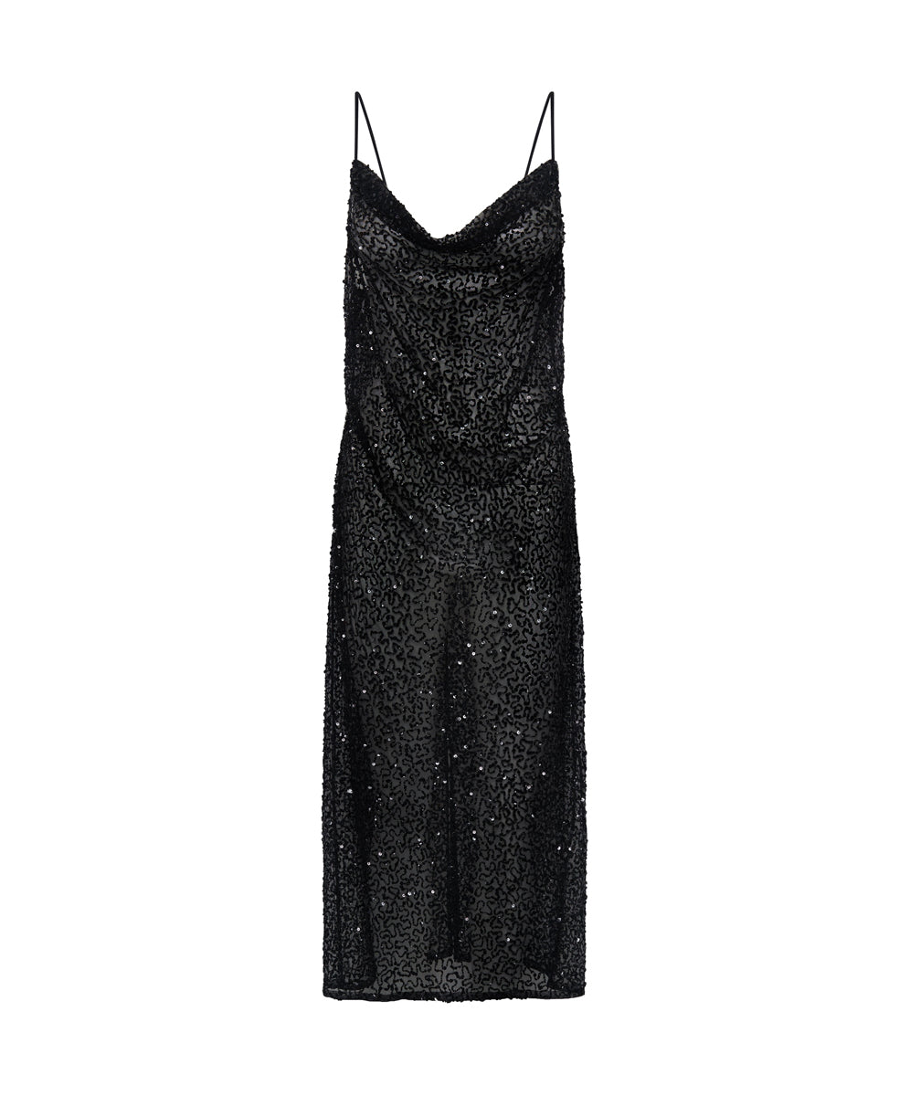 Products STELLAR HAND BEADED SLIP DRESS
