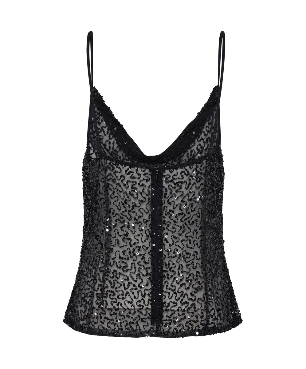 Stellar Hand Beaded Cami Top - One Teaspoon USA