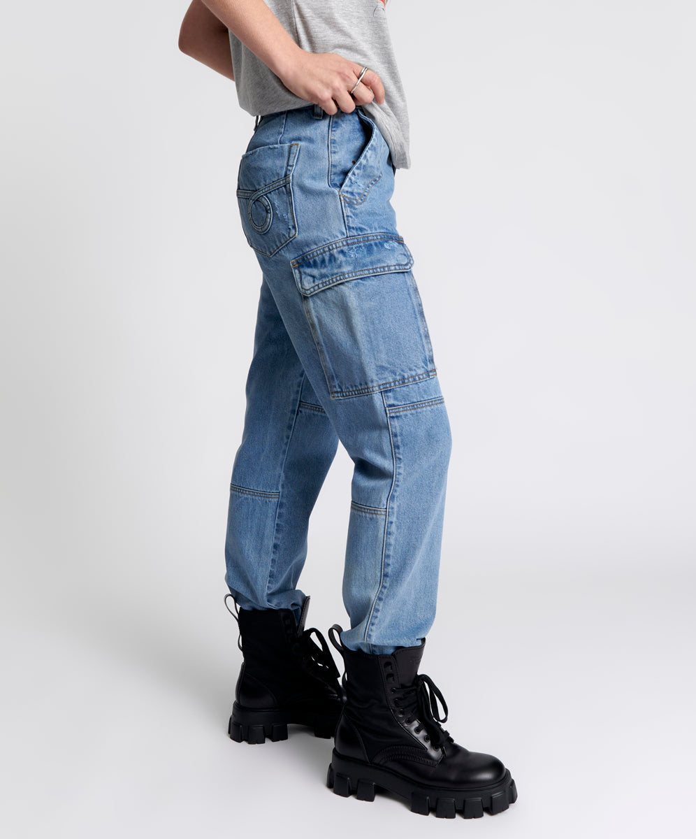 18SS DESCENDANT CARGO DENIM TROUSERS 1 18SS DESCENDANT CARGO DENIM