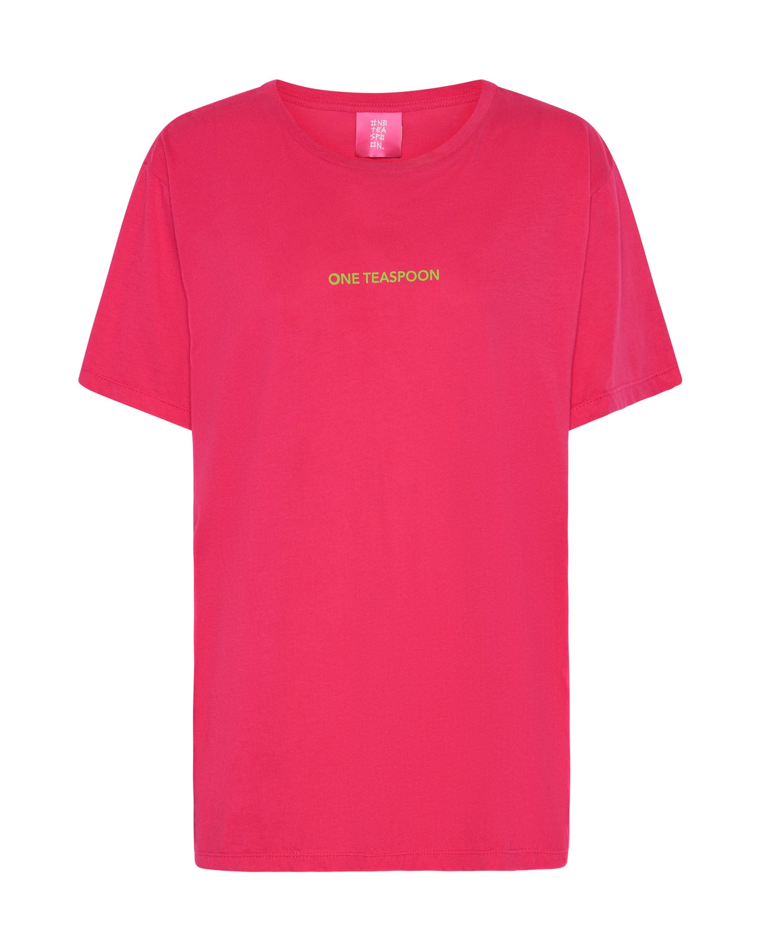 Products PINK GLO ONE TEASPOON ORGANIC LOGO UNISEX TEE