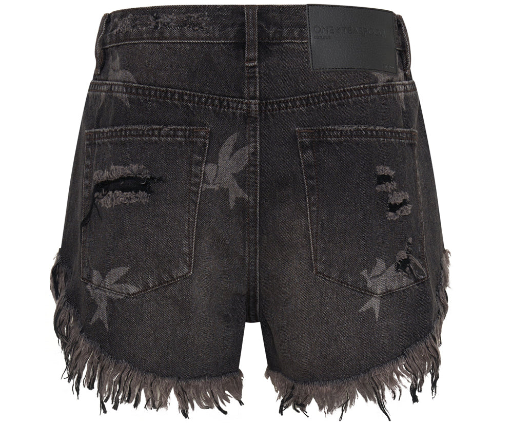 THE BOWER OUTLAWS MID LENGTH DENIM SHORTS