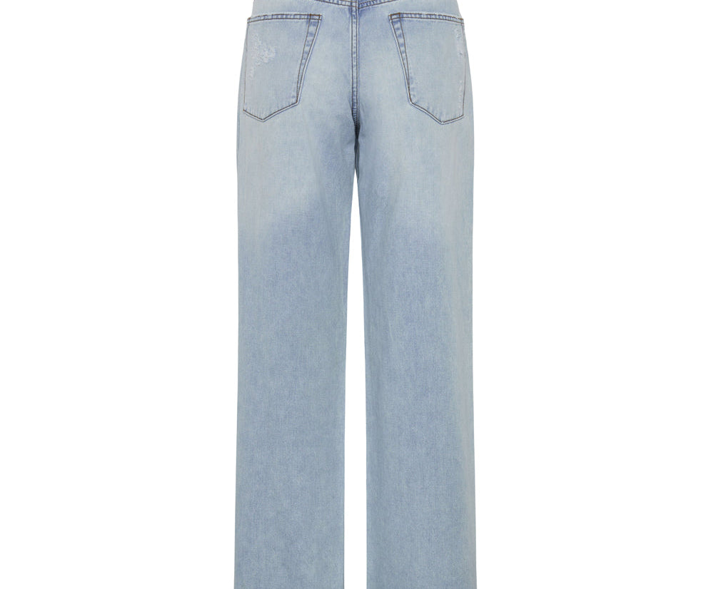 BLUE LATTE LOWRIDER WIDE LEG JEANS