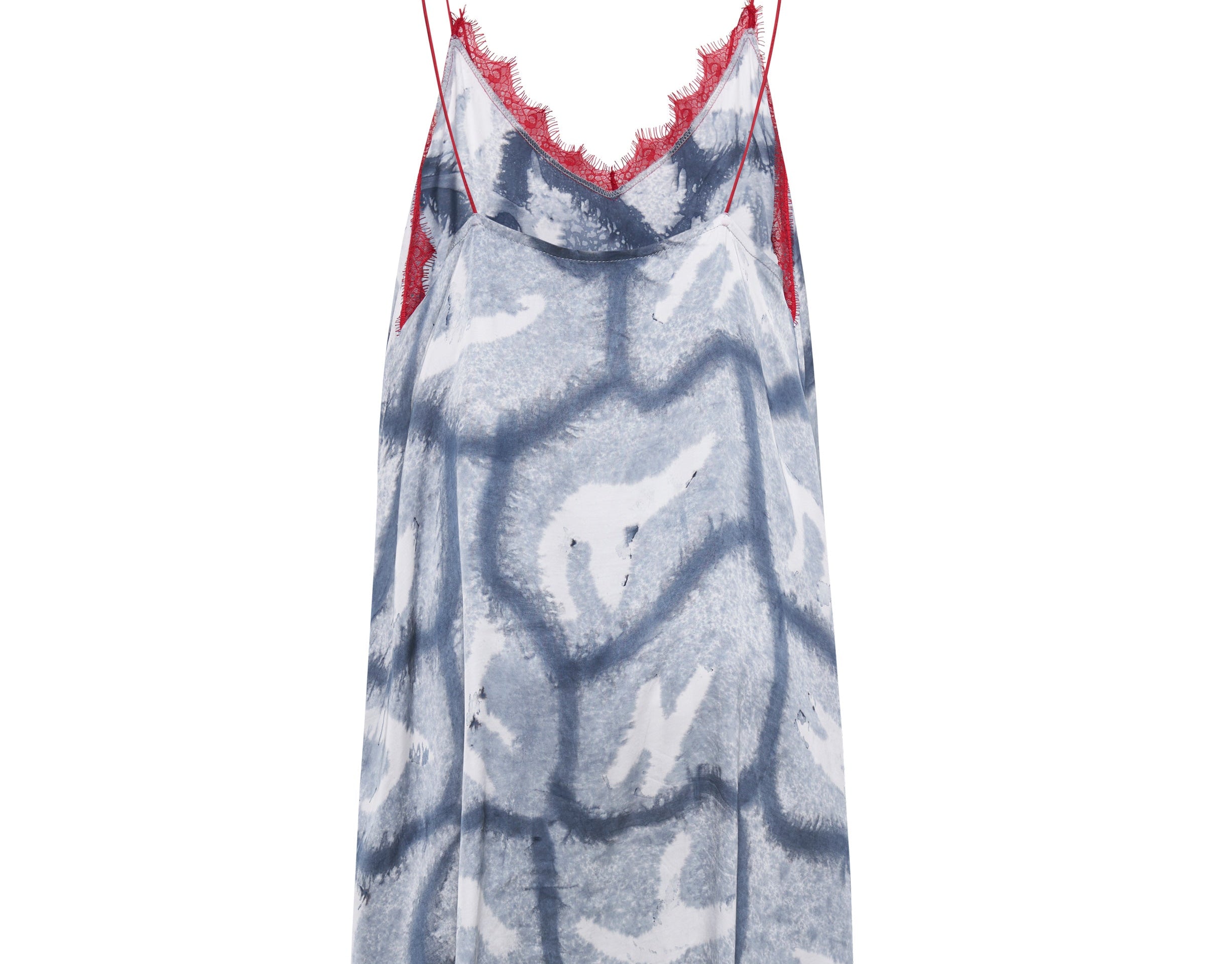 REFLECTION HAND PRINTED DELIRIOUS SLIP DRESS