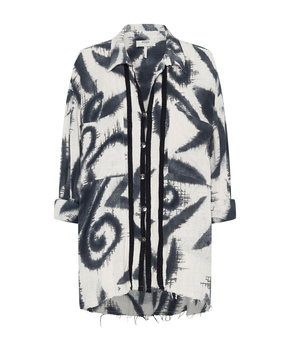 Products RUNAWAY MUSLIN LONGLINE SHIRT