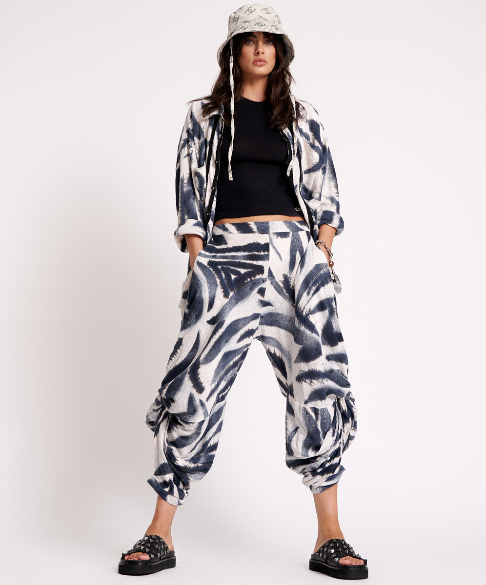 Products RUNAWAY MUSLIN GYPSY HAREM PANTS