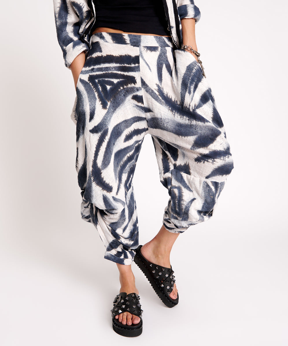 Products RUNAWAY MUSLIN GYPSY HAREM PANTS
