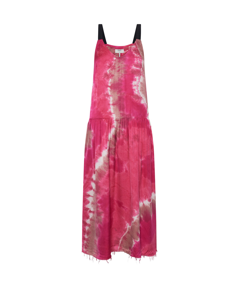 Last Stock SATIN SOLAR FLARE RUNWAY CAMI DRESS