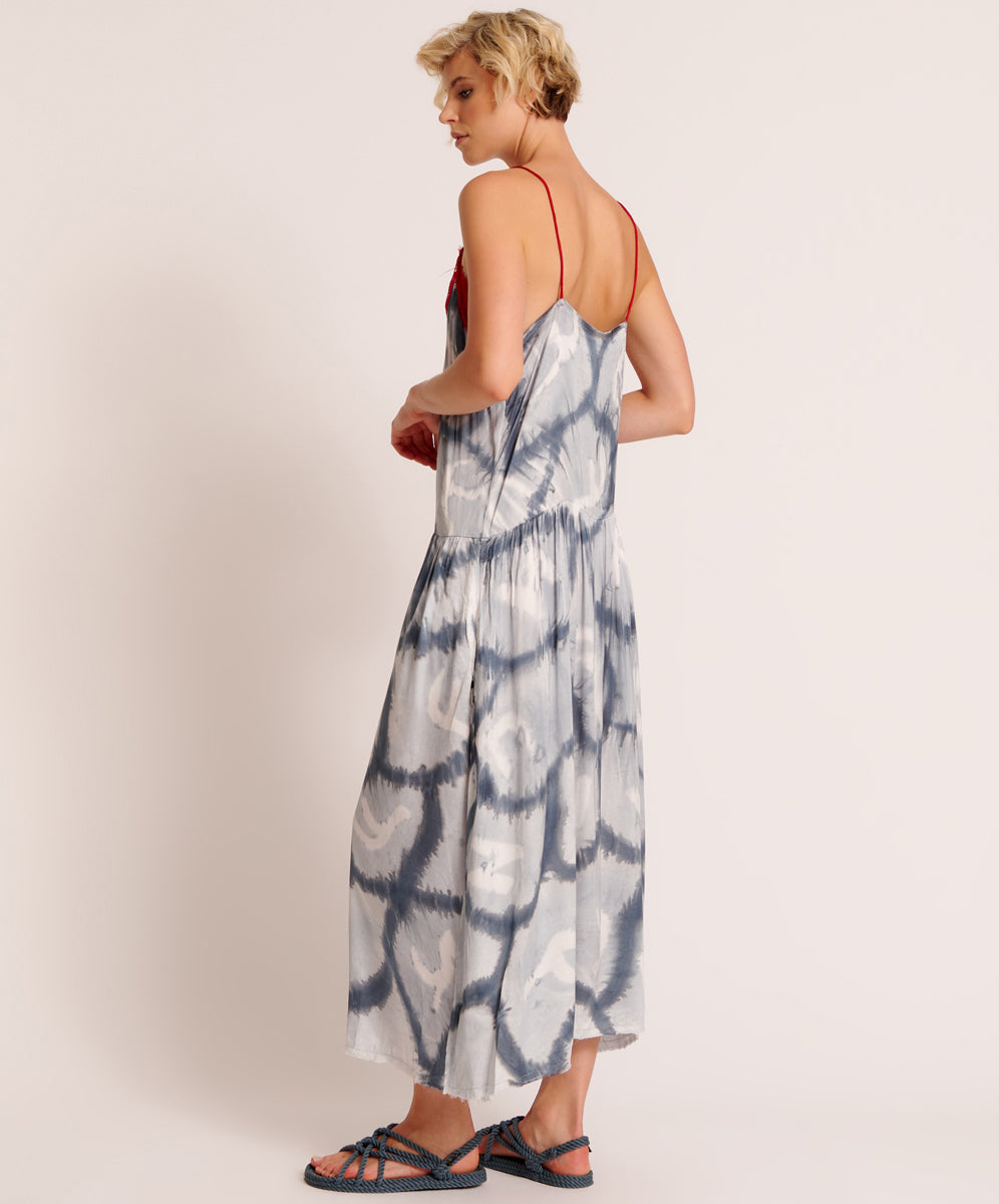 Products REFLECTION HAND PRINTED HIDEAWAY SLIP DRESS