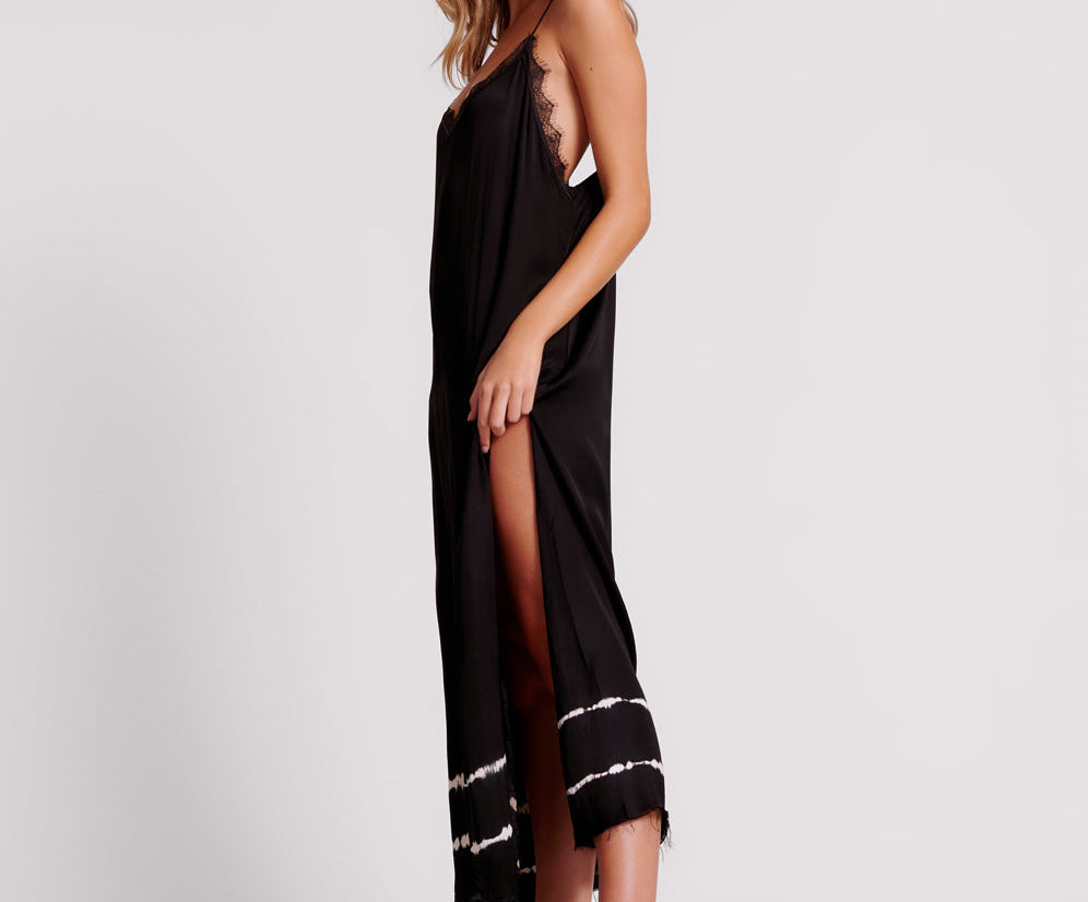 ECLIPSE HAND DYED DELIRIOUS MAXI SLIP DRESS