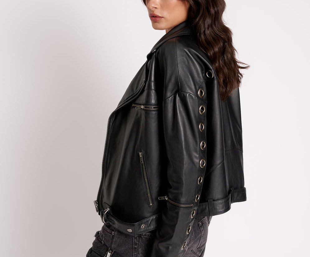 HEARTBREAK HOTEL LEATHER JACKET