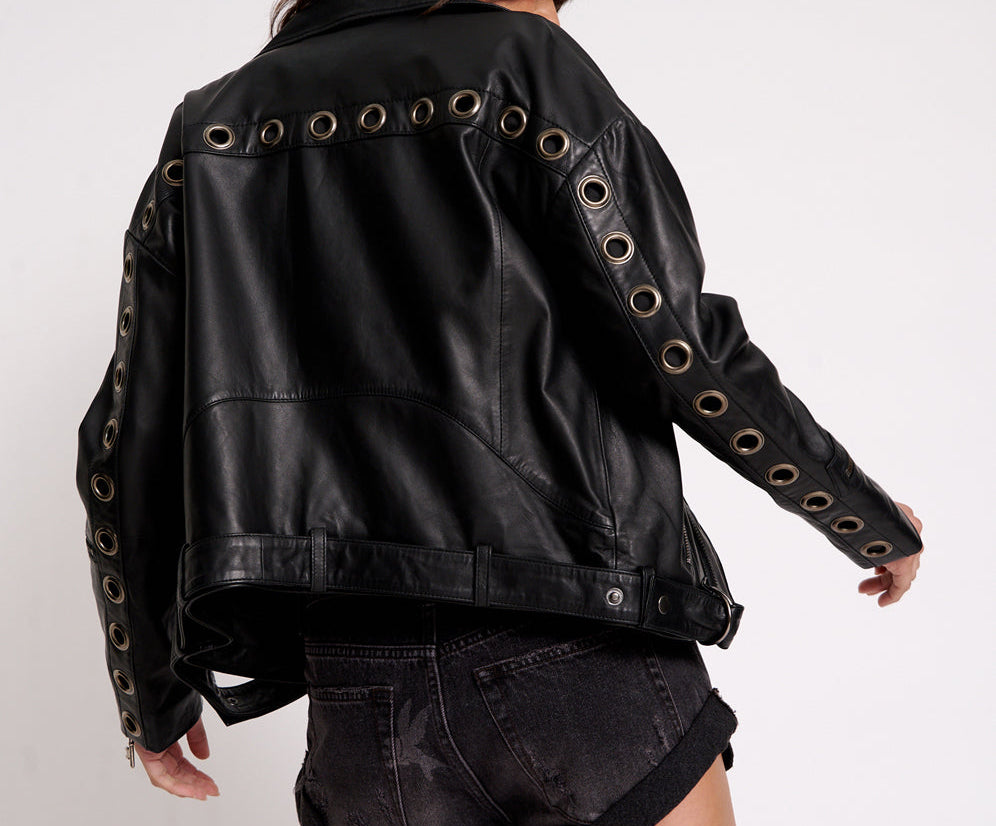 HEARTBREAK HOTEL LEATHER JACKET