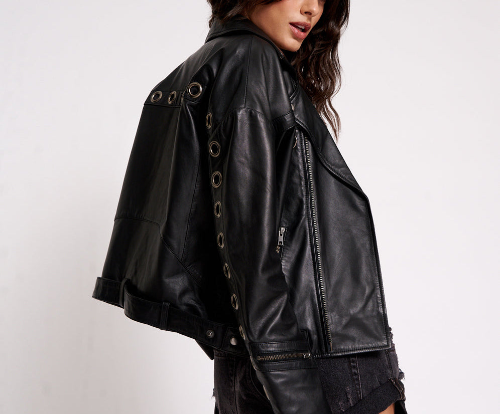 HEARTBREAK HOTEL LEATHER JACKET