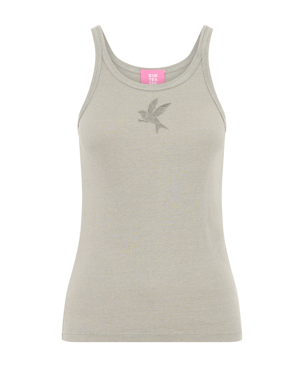 Products ONE TEASPOON RIB SINGLET GREY