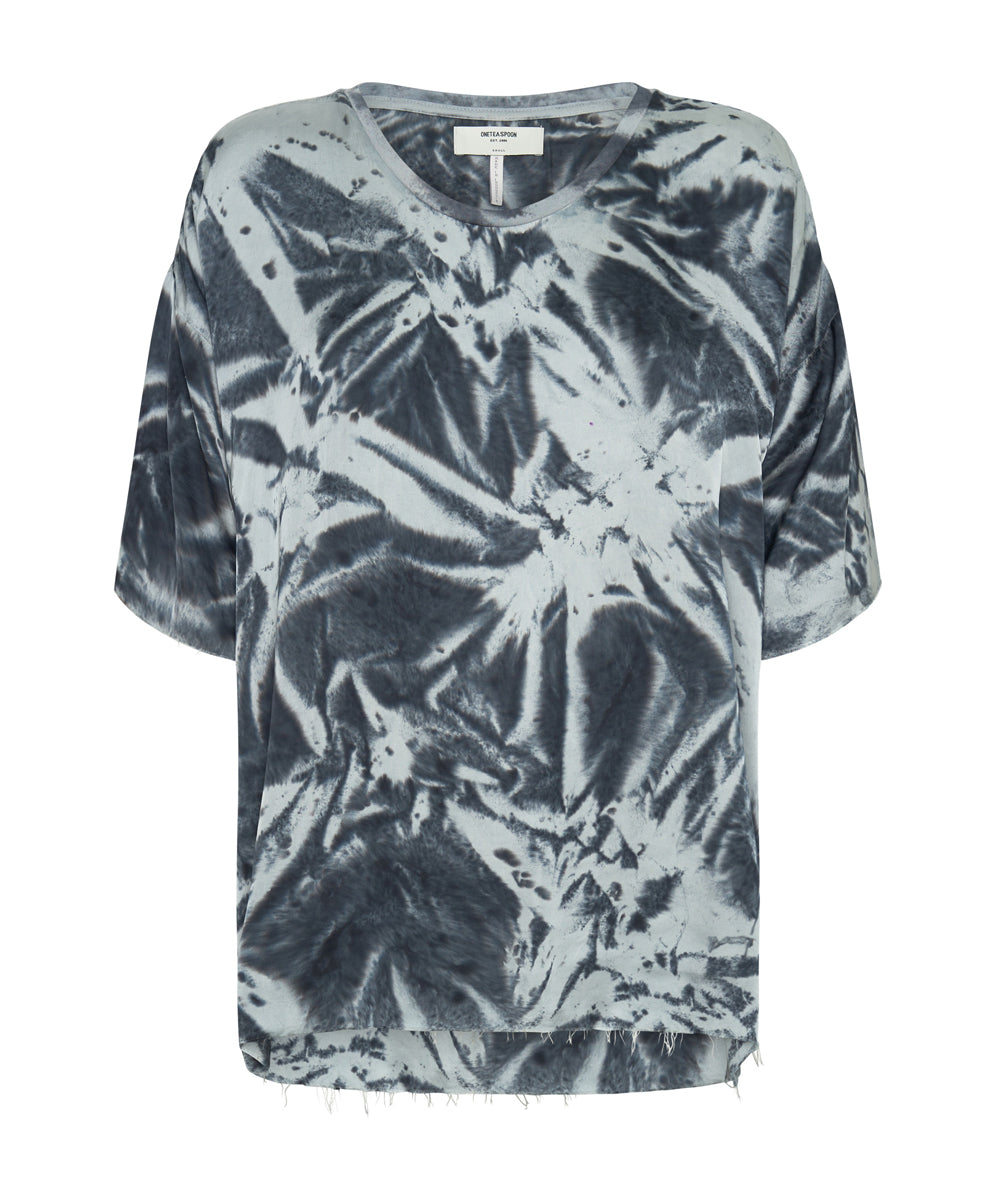 Products FIRE FLIES OVERSIZED SATIN TEE