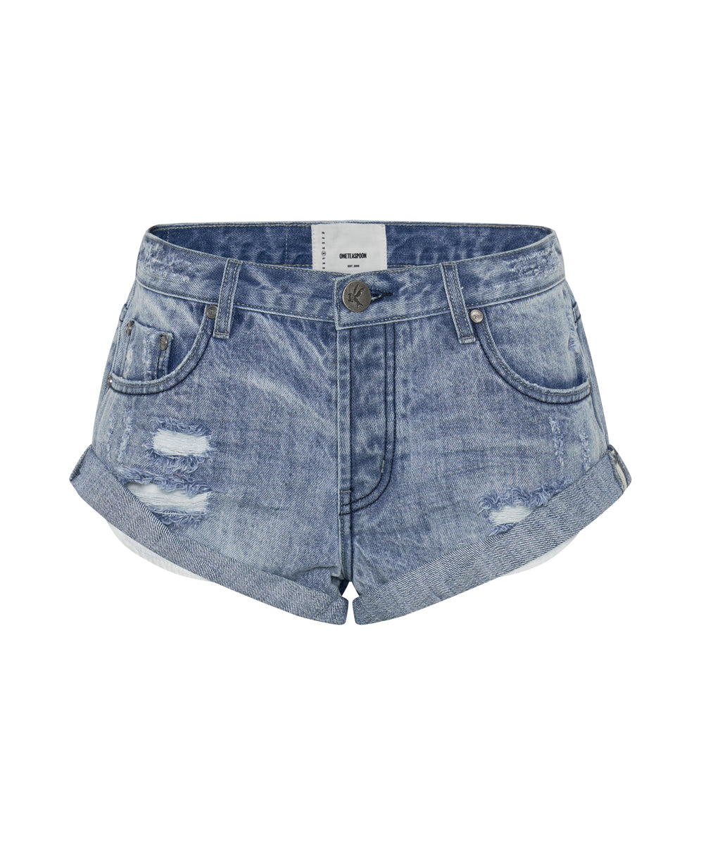 Outlet Sale Women's Denim Bandits Low Waist Denim Shorts - Archived Fresh Blue