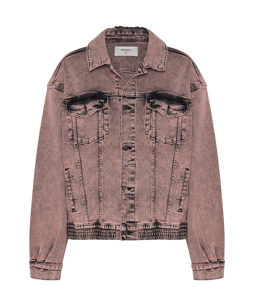 Products NIGHT HAZE OVERSIZED DENIM TRUCKER JACKET