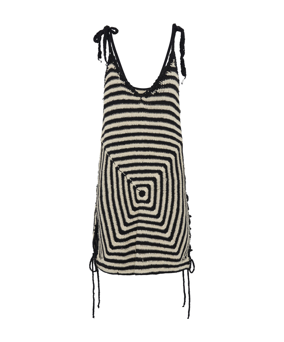 Products HYPNOTIZED HAND CROCHET MINI DRESS