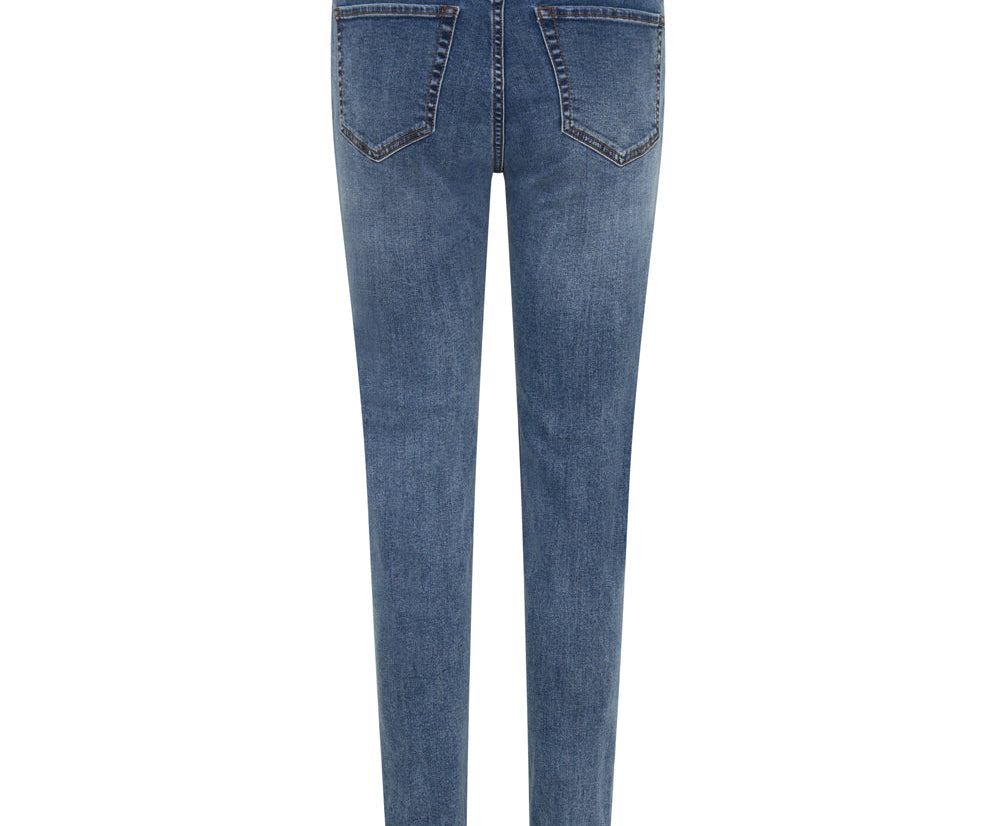 CLASSIC BLUE FREEBIRDS II HIGH WAIST SKINNY JEANS