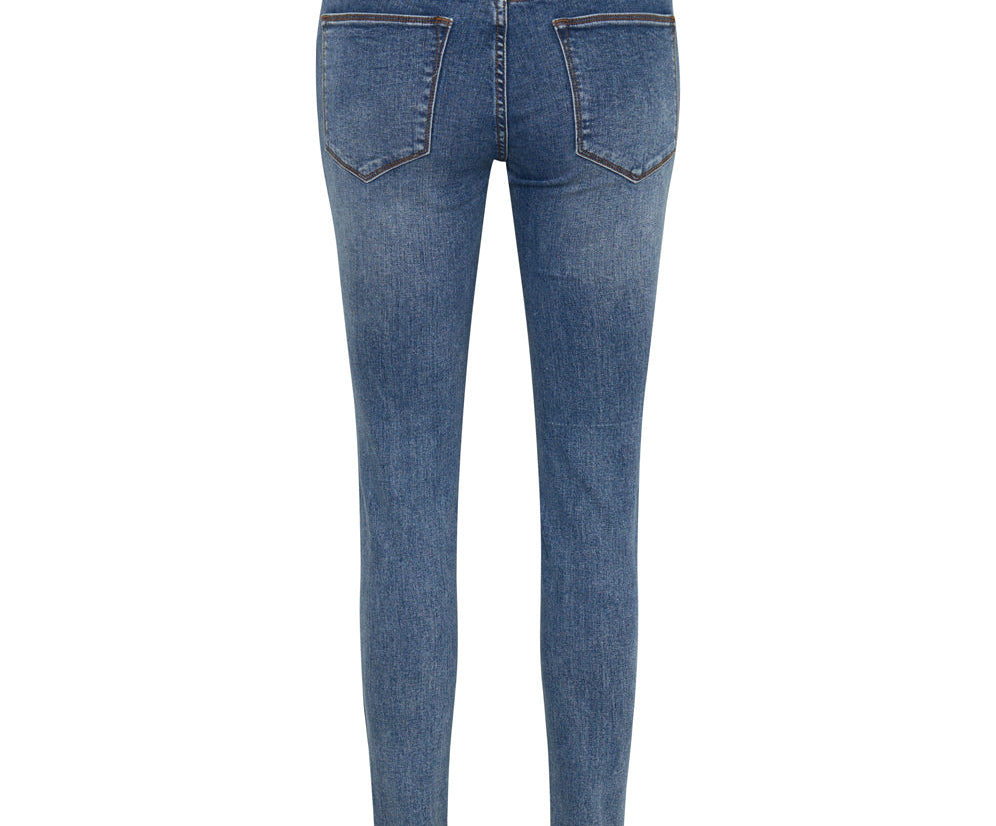 Freebirds Ii Low Waist Stretch Skinny Denim Jeans - Classic Blue