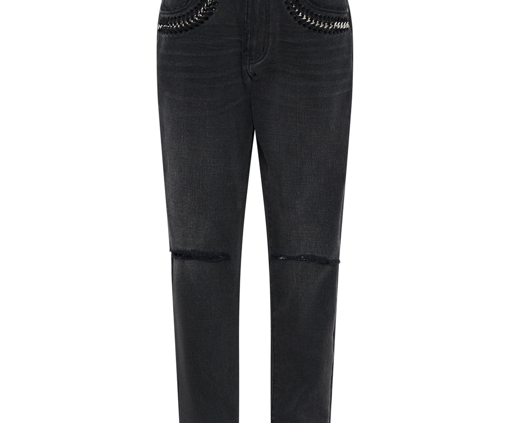 1982S High Waist Balloon Denim Jeans - Storm Grey