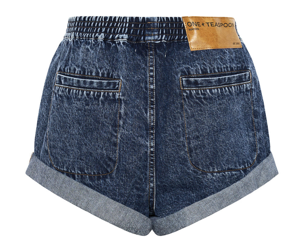 80'S BLUE HUNTERS MID LENGTH RELAXED SHORT