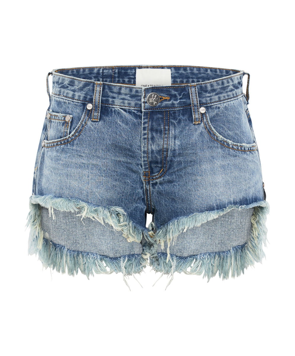 Products PACIFICA BONITAS LOW WAIST DENIM SHORTS