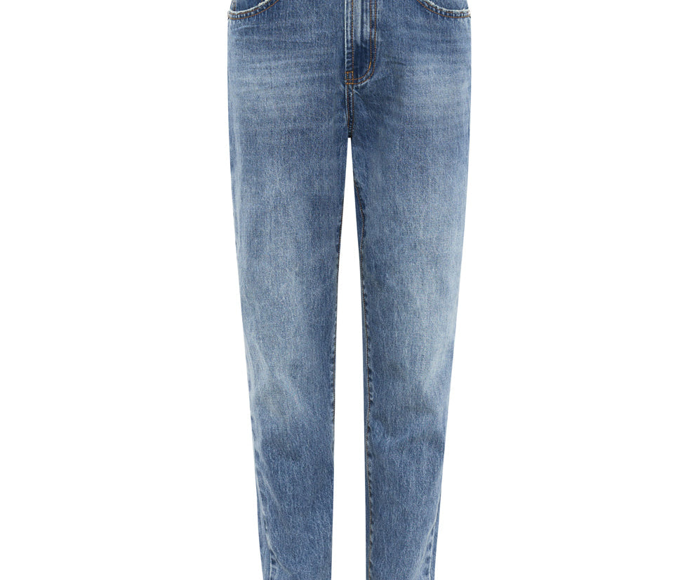 Legends High Waist Mom Fit Denim Jeans - Pacifica