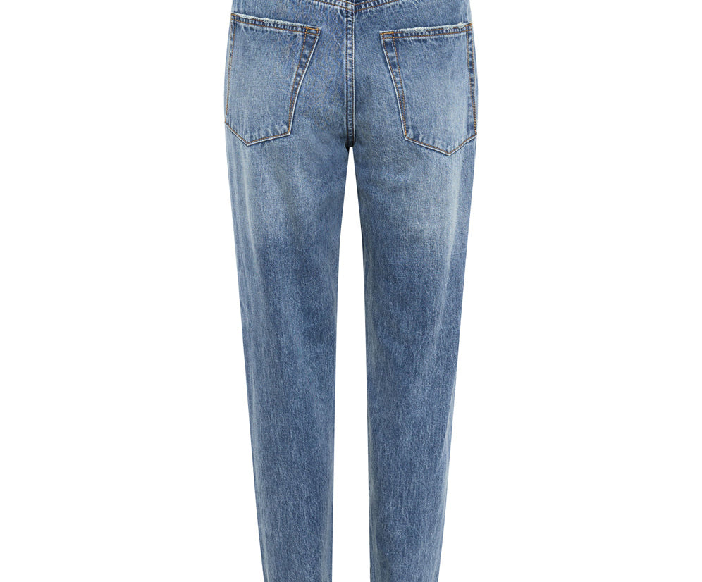 Legends High Waist Mom Fit Denim Jeans - Pacifica