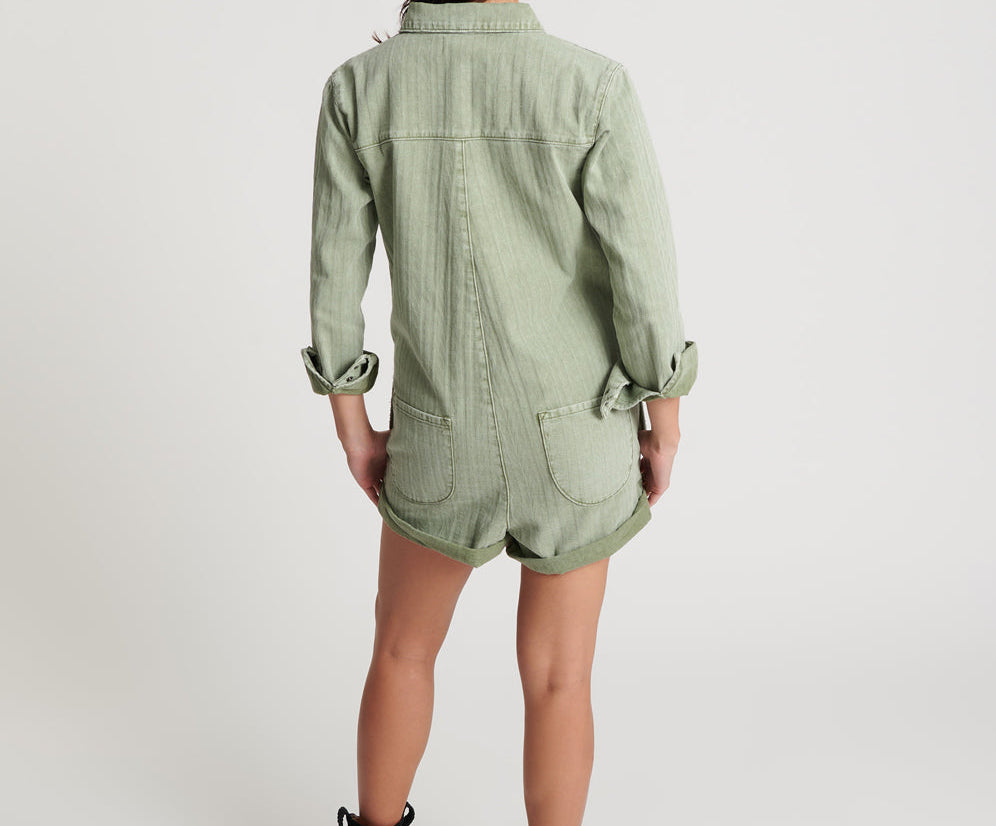 Jacquard Prophecy Jumpsuit - Khaki