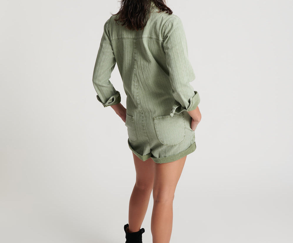Jacquard Prophecy Jumpsuit - Khaki