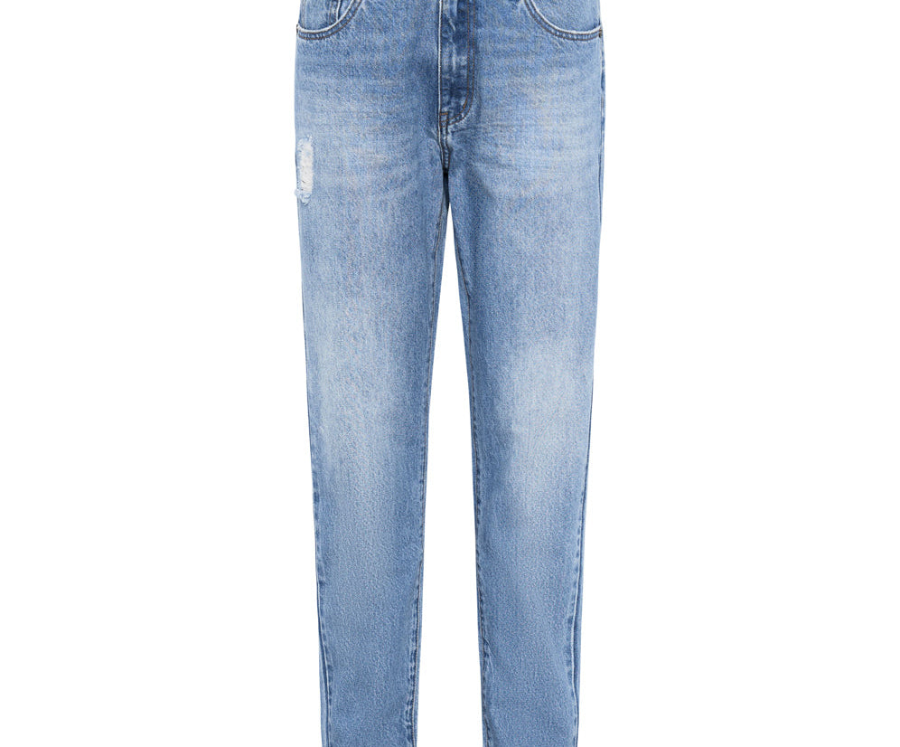 CIAO BLUE AWESOME BAGGIES HIGH WAIST STRAIGHT LEG JEANS