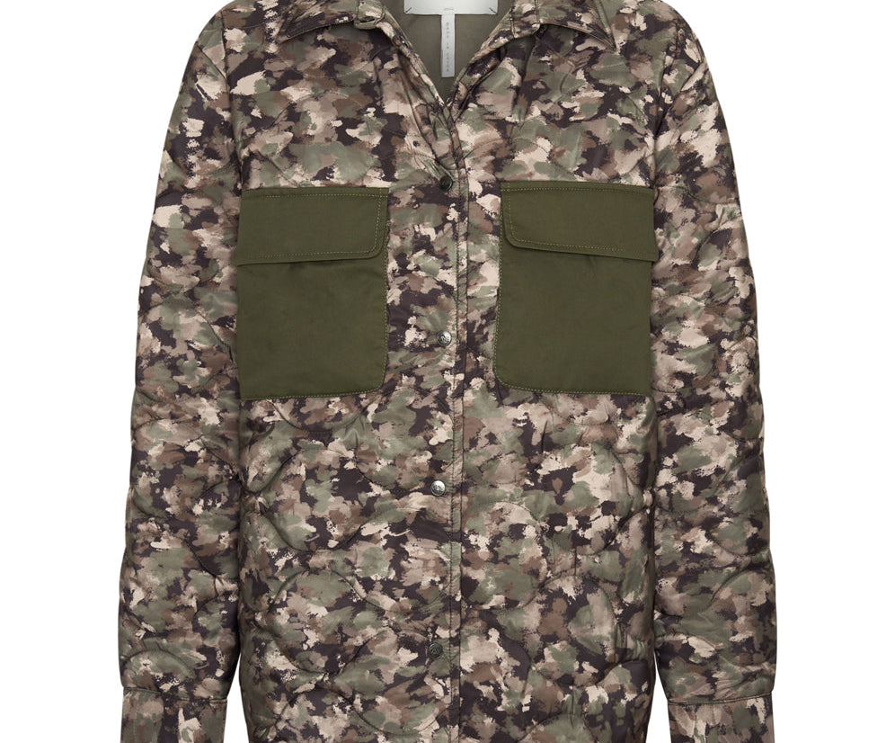 CAMO QUILTED JACKET