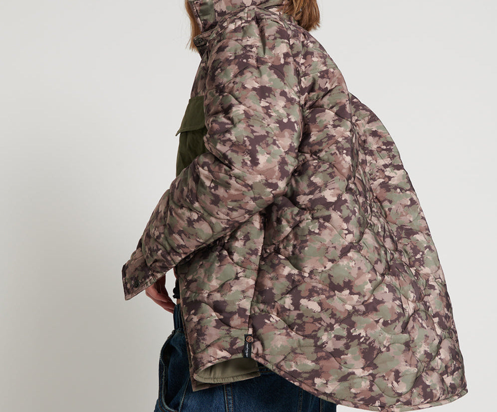 CAMO QUILTED JACKET