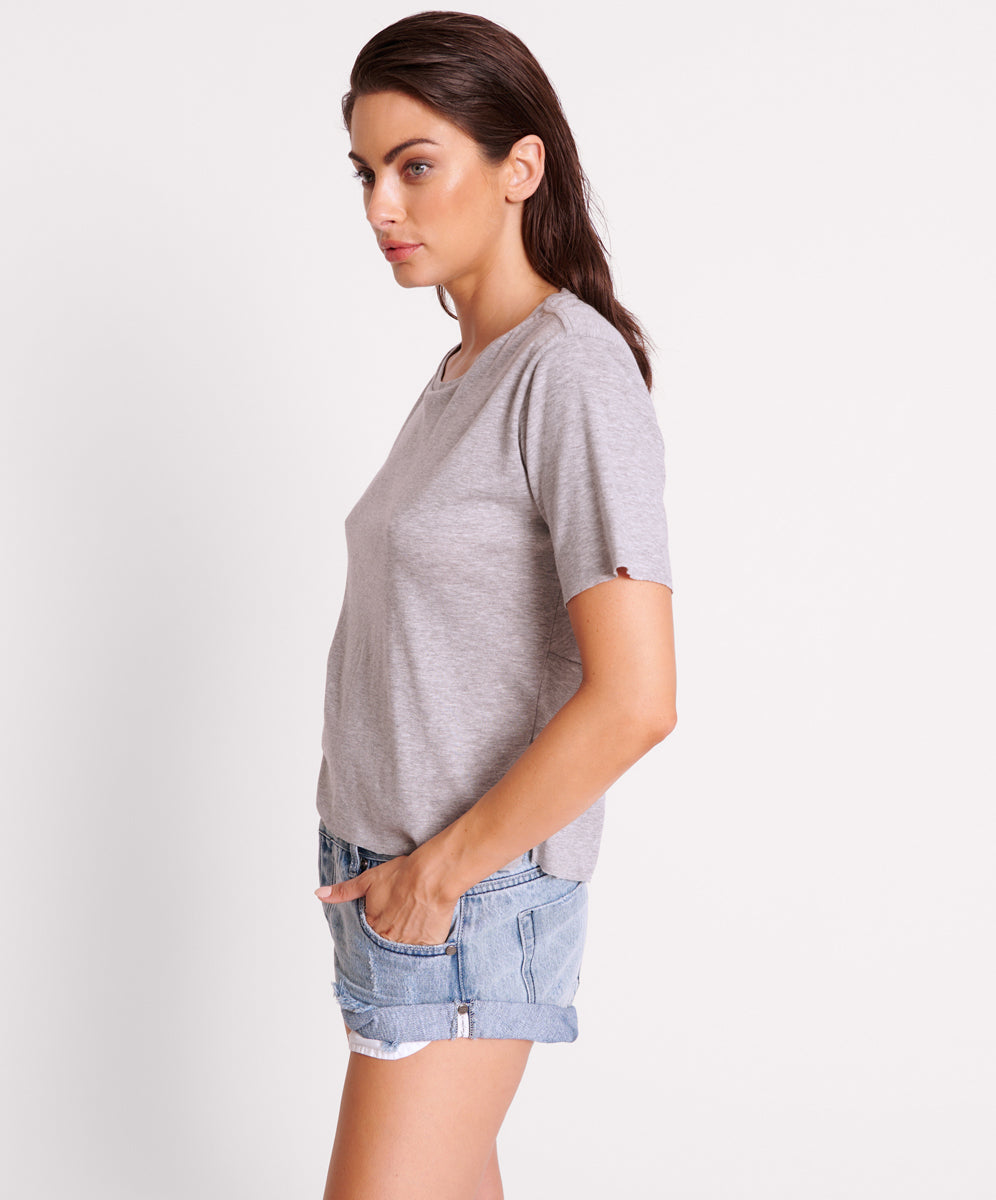 Products GREY MARLE LUCKY 8 BOYFRIEND TEE