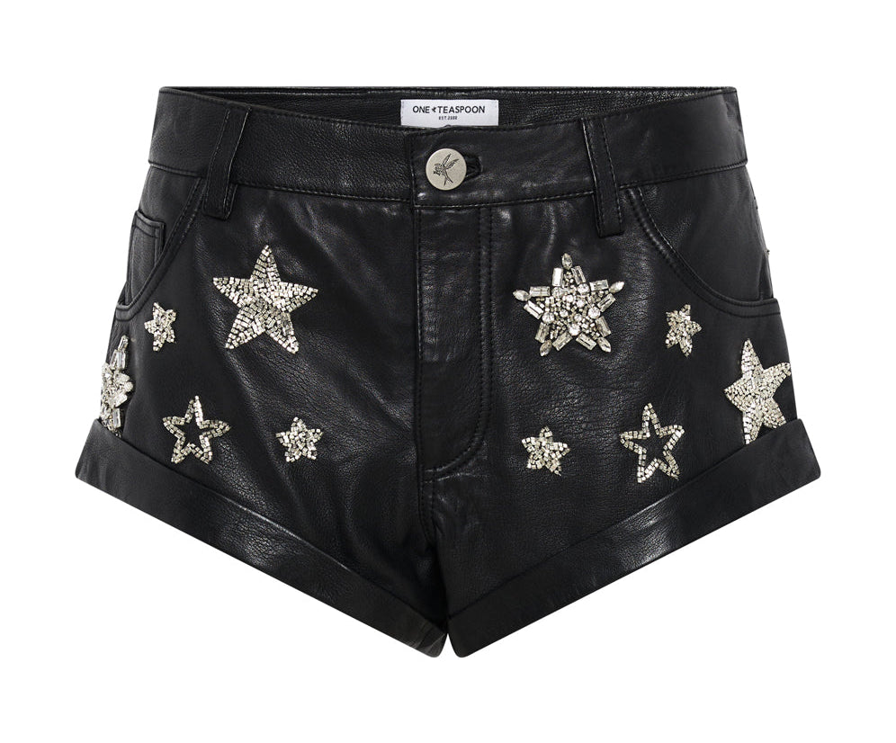 ALL STAR HAND EMBELLISHED LEATHER BANDIT