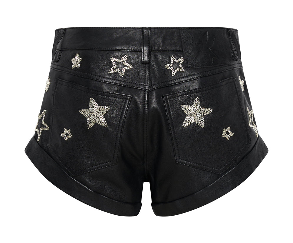 ALL STAR HAND EMBELLISHED LEATHER BANDIT