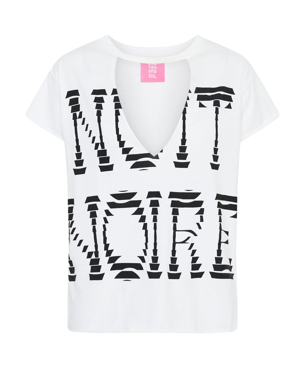 Products NUIT NOIRE ORGANIC DEEP V CUT OUT TEE