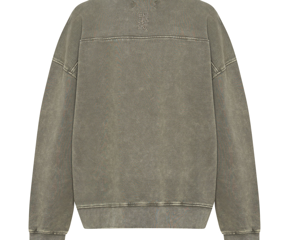 WILD AT HEART STUDDED RETRO SWEATER