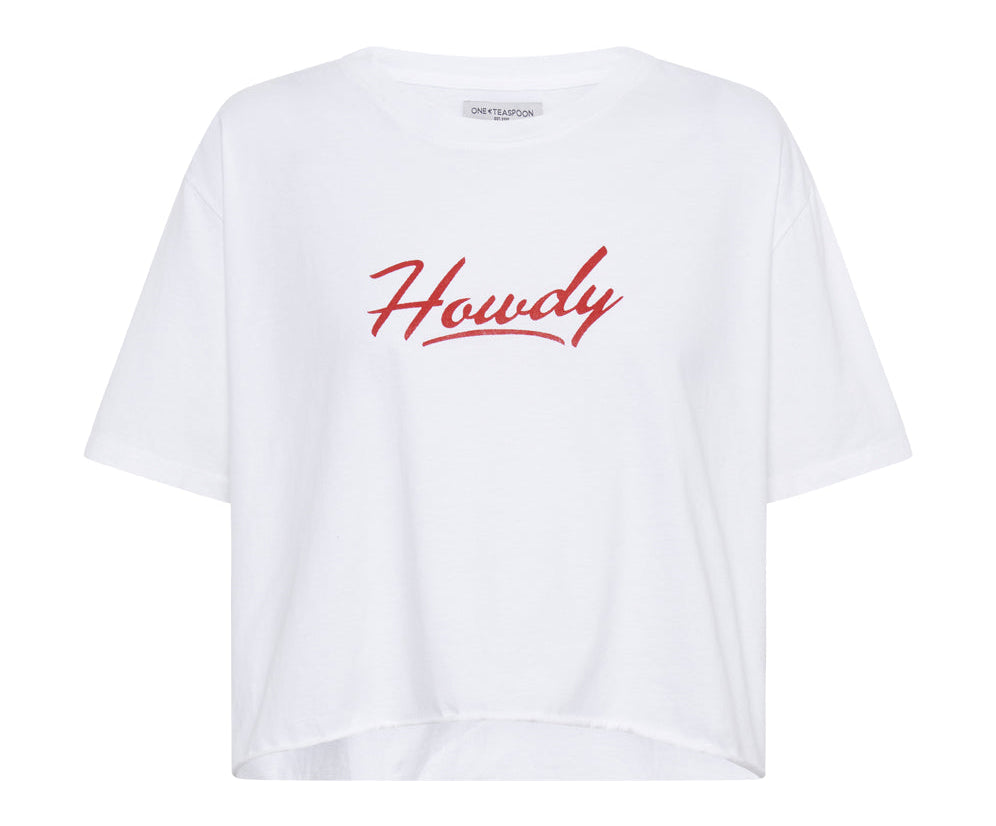 HOWDY BOXY CROP TEE