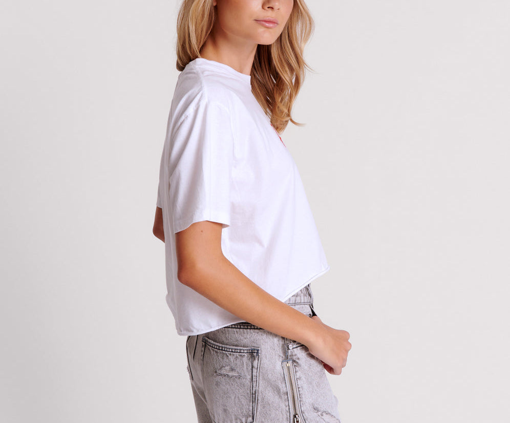 HOWDY BOXY CROP TEE