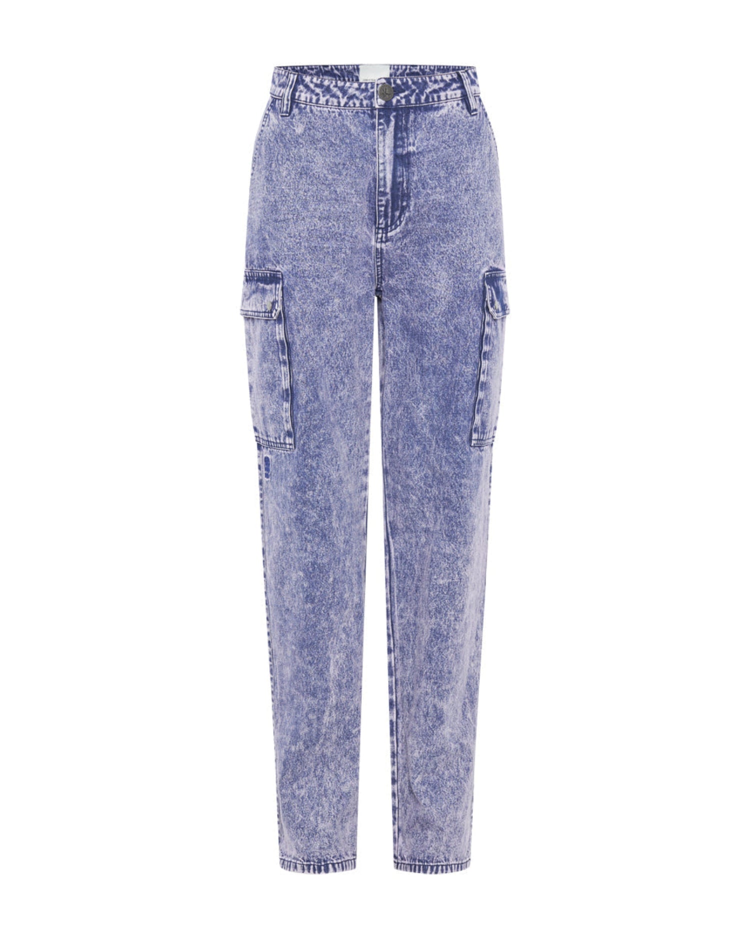 Women's Denim Jeans Cargo Motion Denim Jeans - Purple