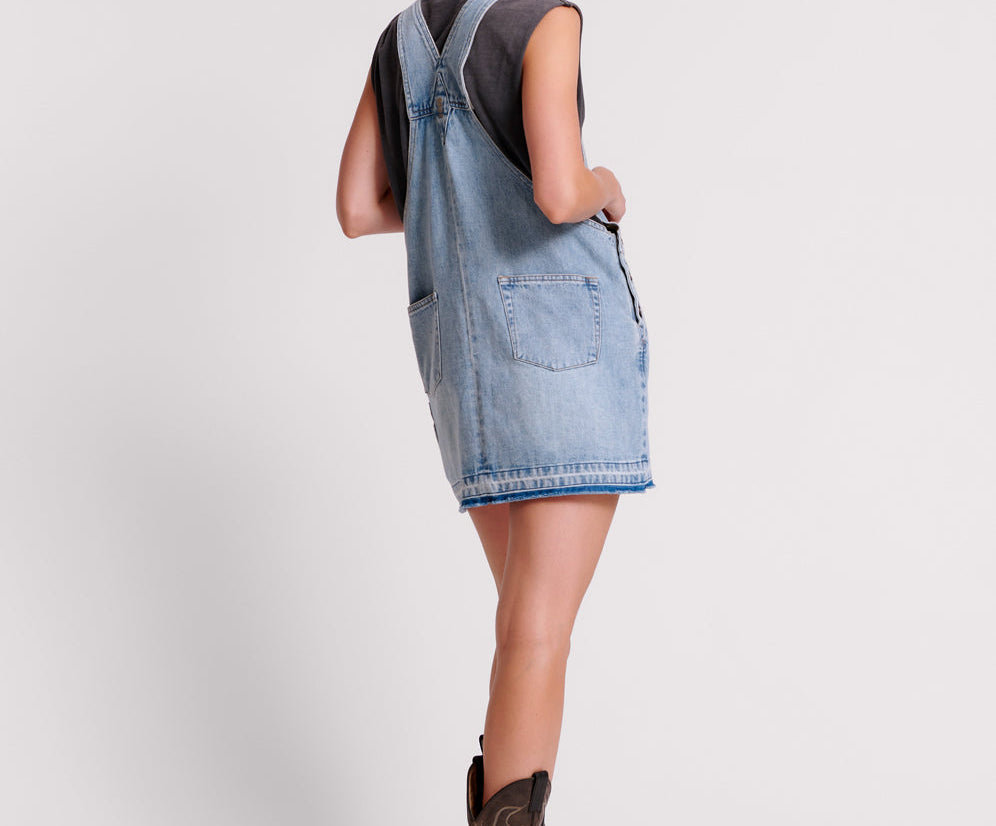 HENDRIXE STANTON ST MINI DENIM DRESS